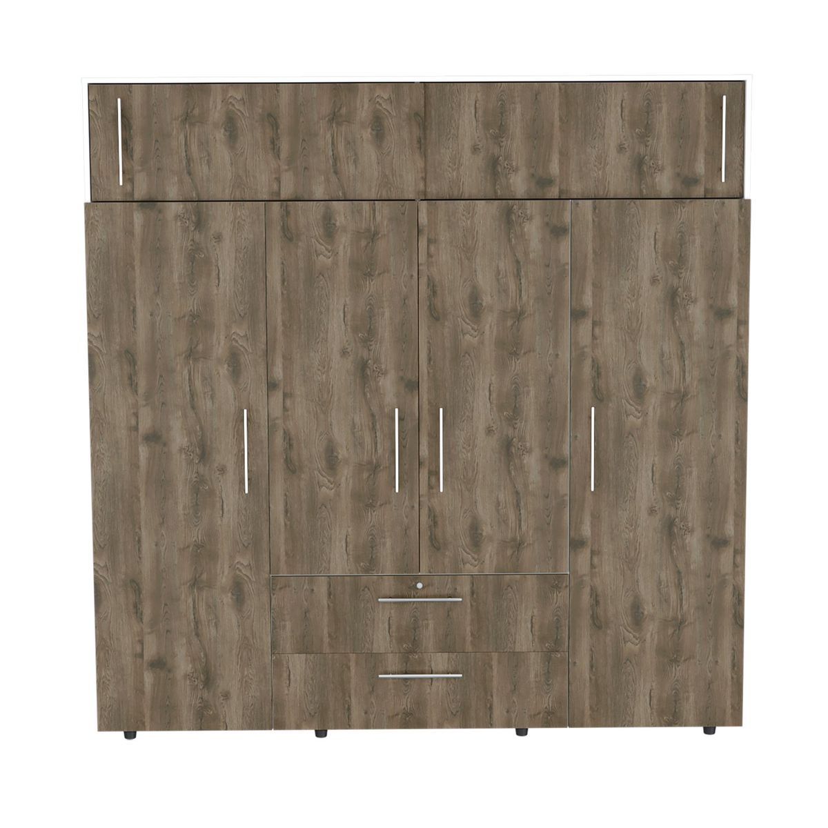 RTA MUEBLES - Clóset CBB 9490 6 Puertas 2 Cajones