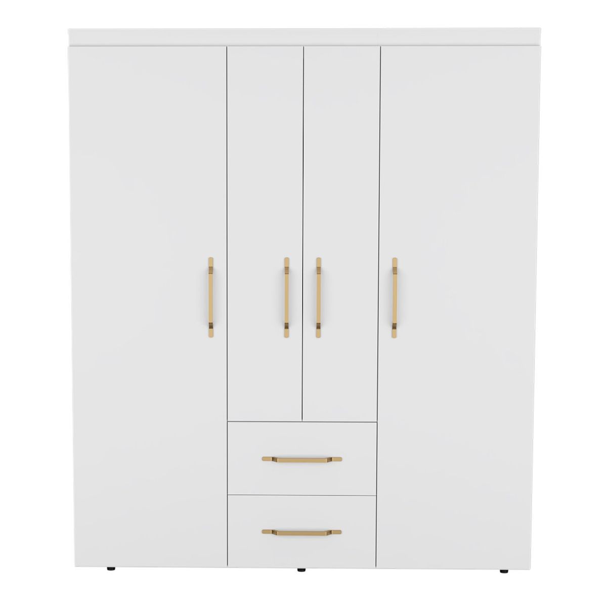 RTA MUEBLES - Clóset CLB 9518 4 Puertas 2 Cajones