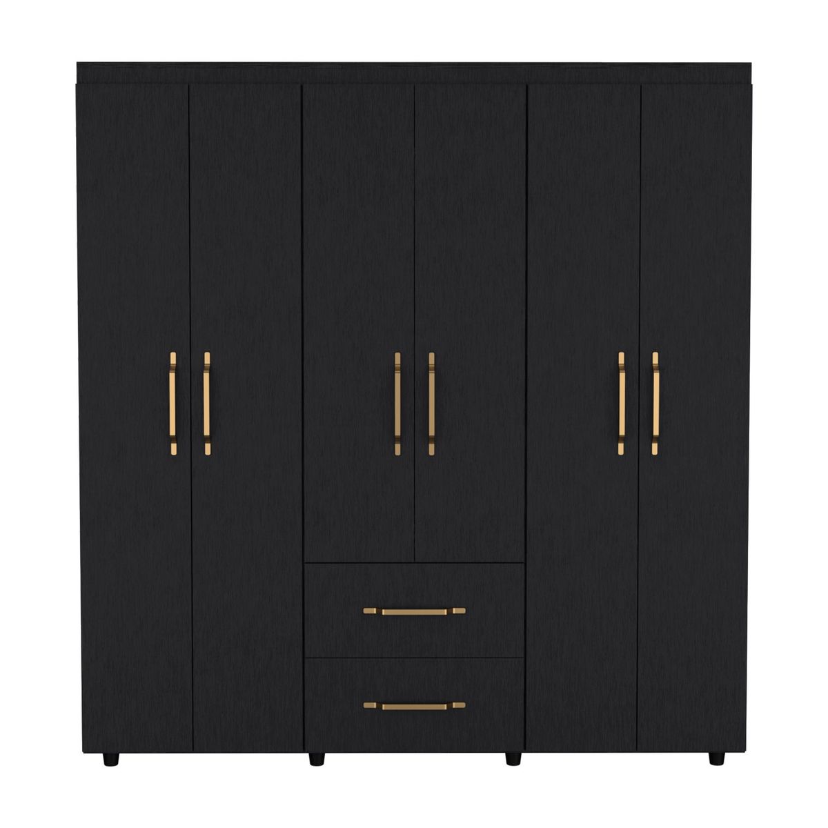 RTA MUEBLES - Clóset CLW 9515 6 Puertas 2 Cajones