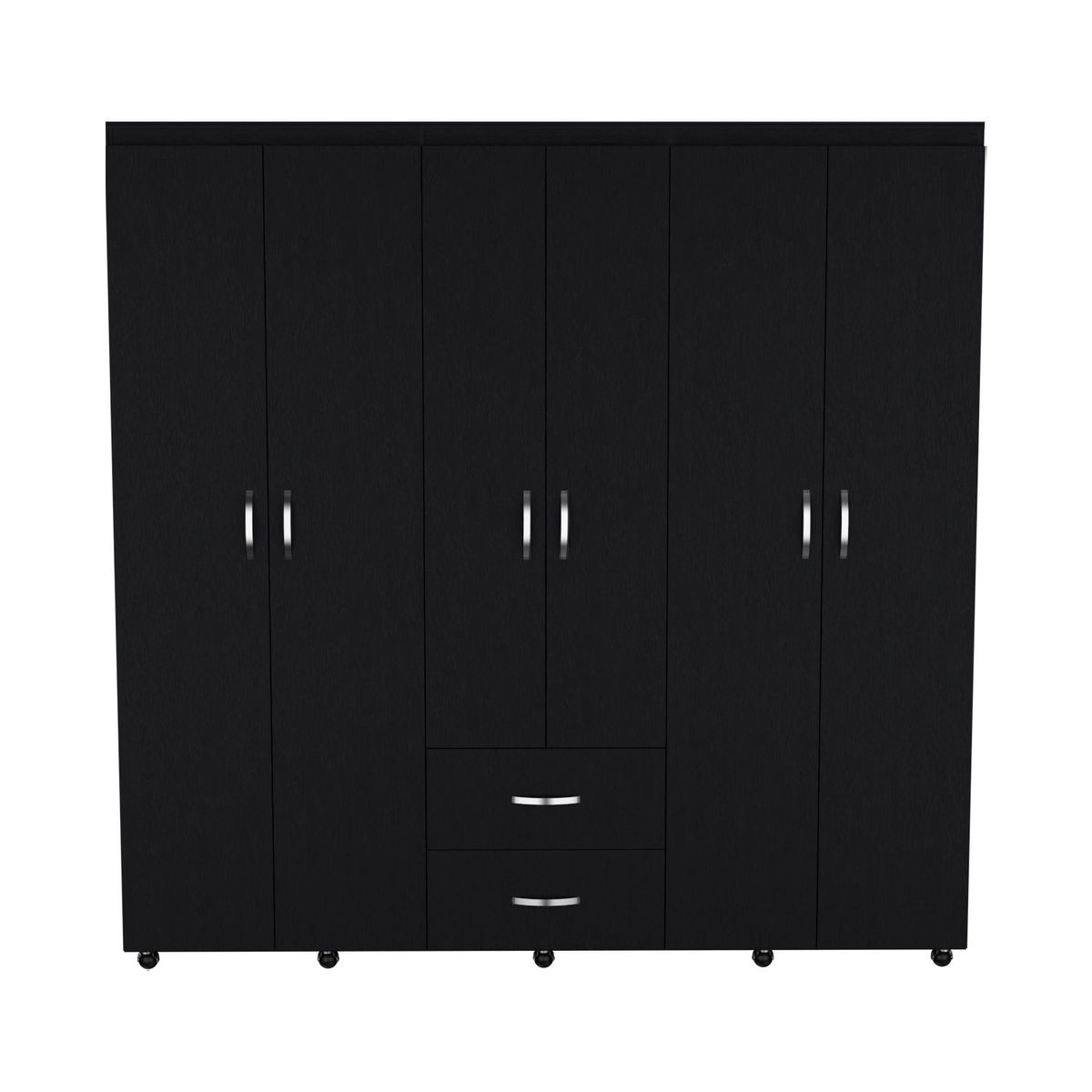 RTA MUEBLES - Clóset CLW 9970 6 Puertas 2 Cajones