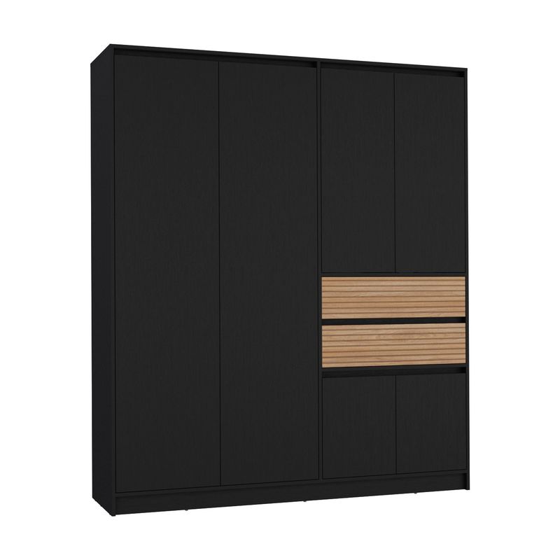 RTA MUEBLES - Clóset CWL 9655 4 Puertas 2 Cajones