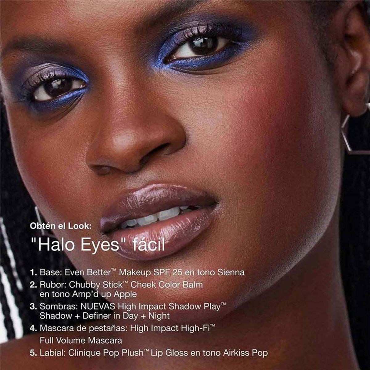 CLINIQUE - Maquillaje Clinique sombra de ojos y definidor high impact shadow play