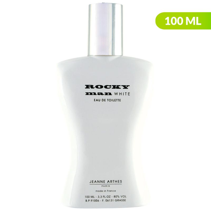 JEANNE ARTHES - Perfume Hombre Jeanne Arthes Rocky Man White 100ml EDT 