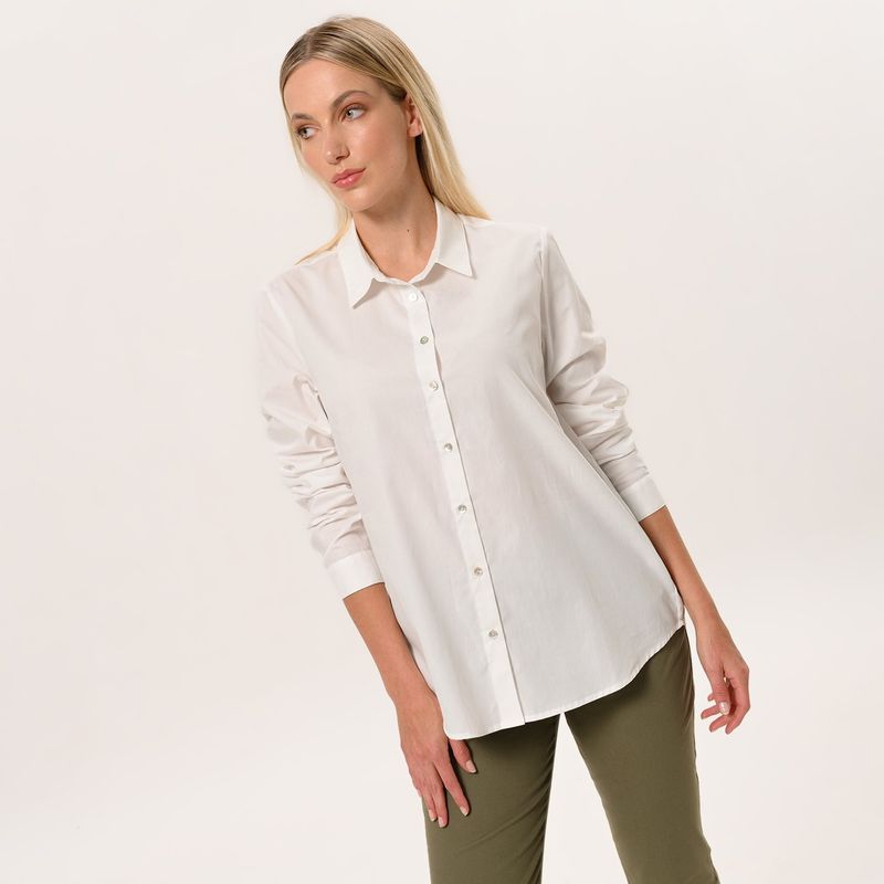 APOLOGY - Camisa Mujer Manga larga de Algodón Apology