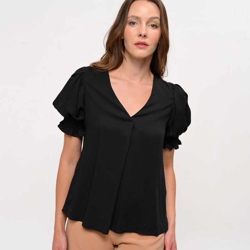 APOLOGY - Blusa Mujer Manga corta globo Apology