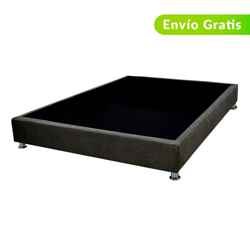 COLCHONES SPRING - Base Cama Tamaño Semidoble en Madera, 120 x 190 cm Colchones Spring