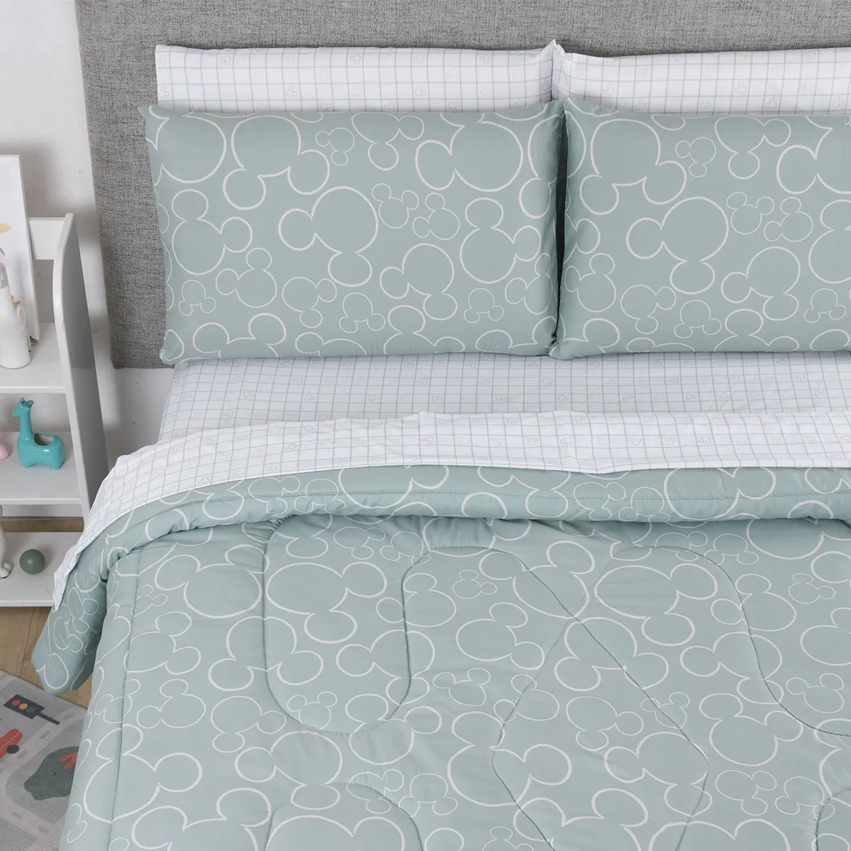 DISNEY - Edredón infantil Poliéster BLOGGUER VERDE