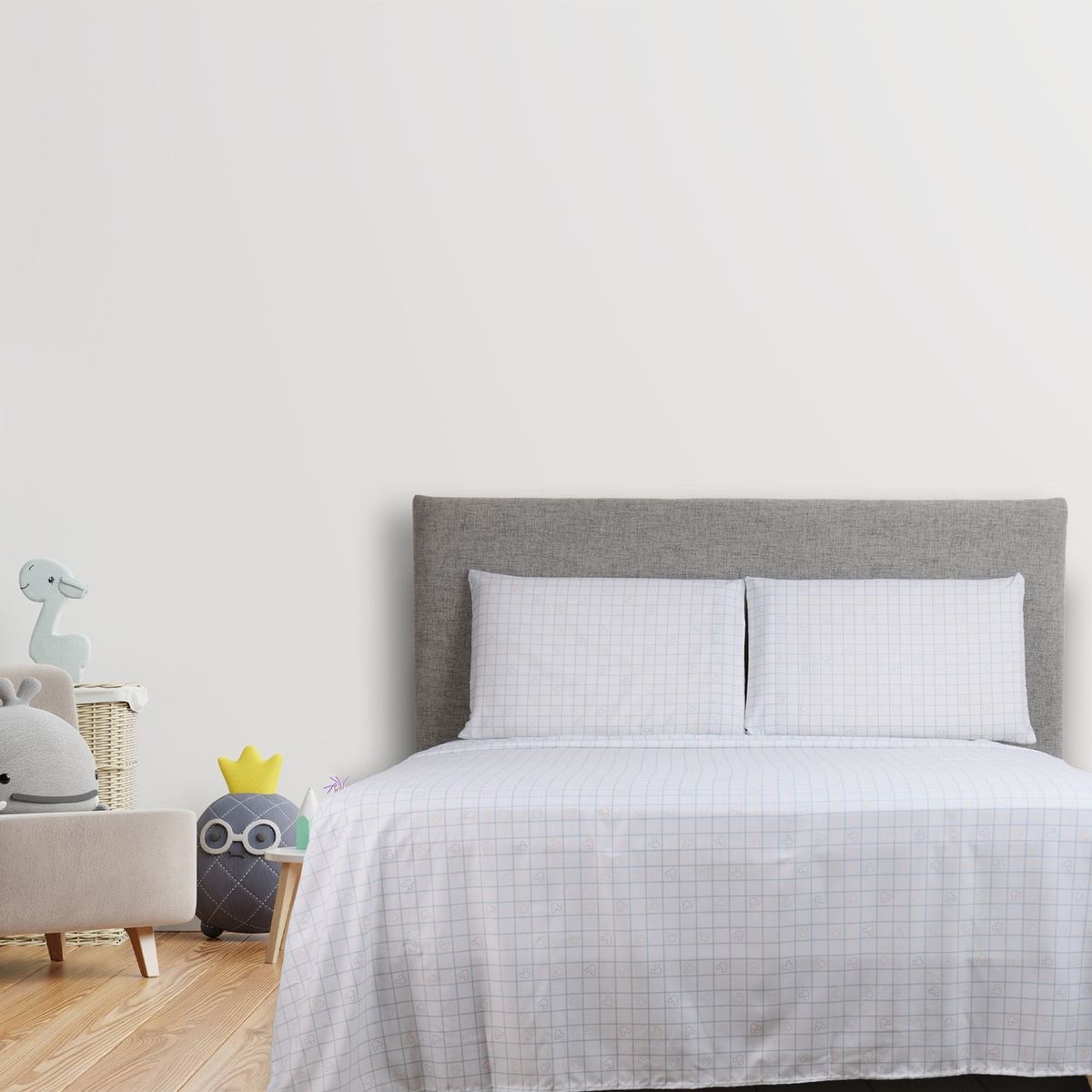 DISNEY - Juego de sábanas infantil Poliéster Disney