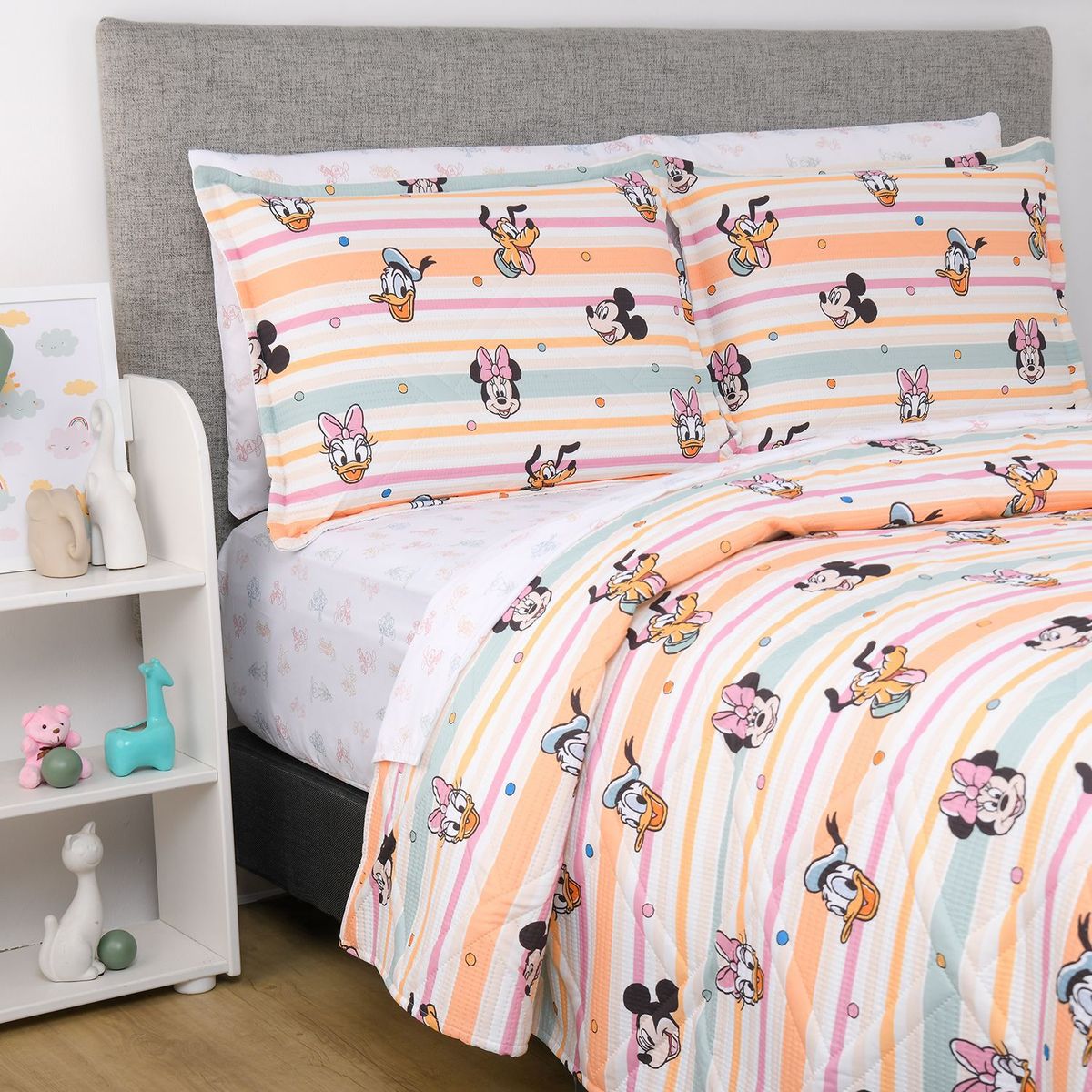 DISNEY - Cubrelecho infantil Poliéster LIFESTYLE FRIENDS