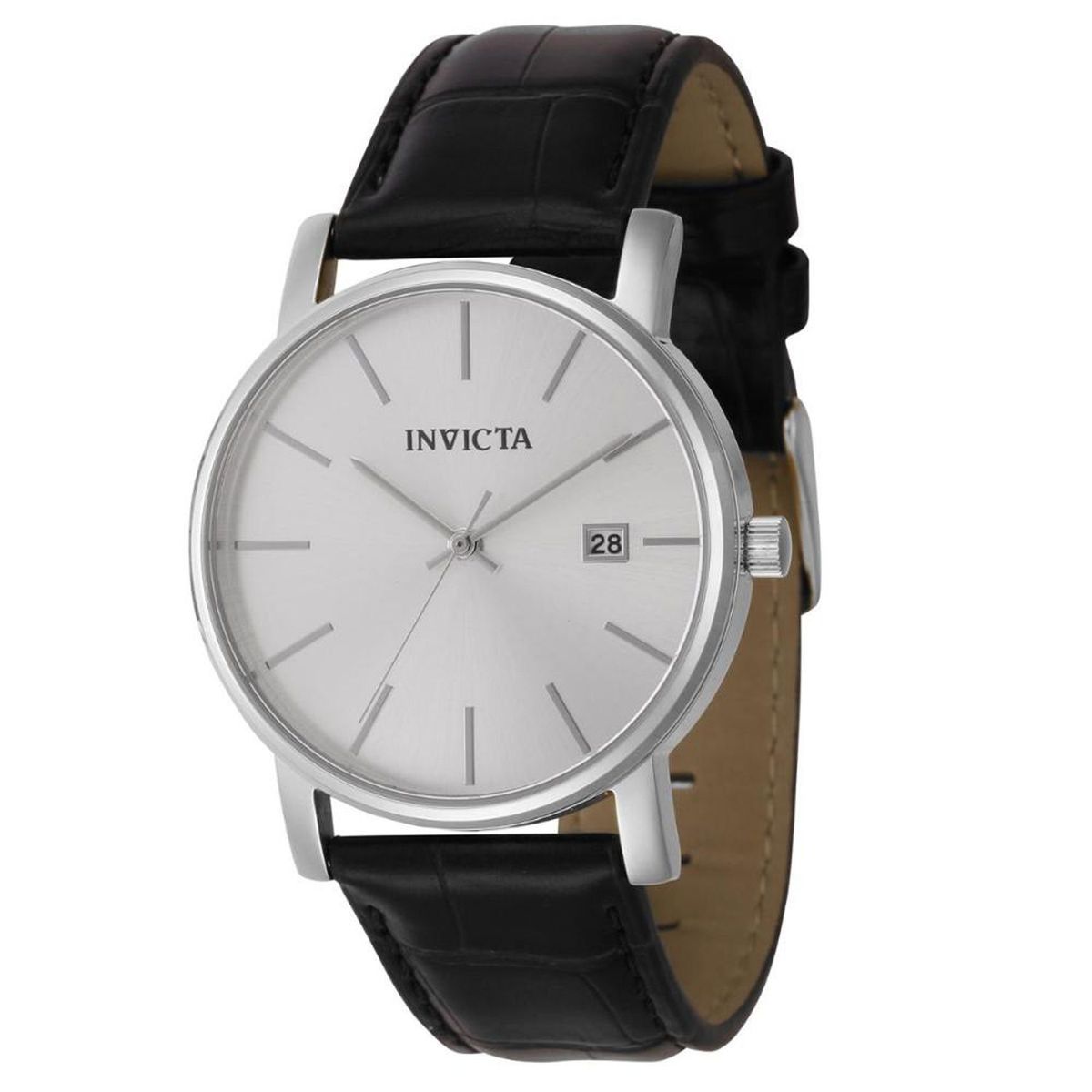 INVICTA - Reloj Invicta para Mujer Vintage . Reloj Análogo Cuero Negro