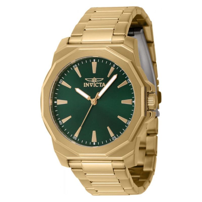 INVICTA - Reloj Invicta para Hombre Speedway . Reloj Análogo Acero inoxidable Dorado