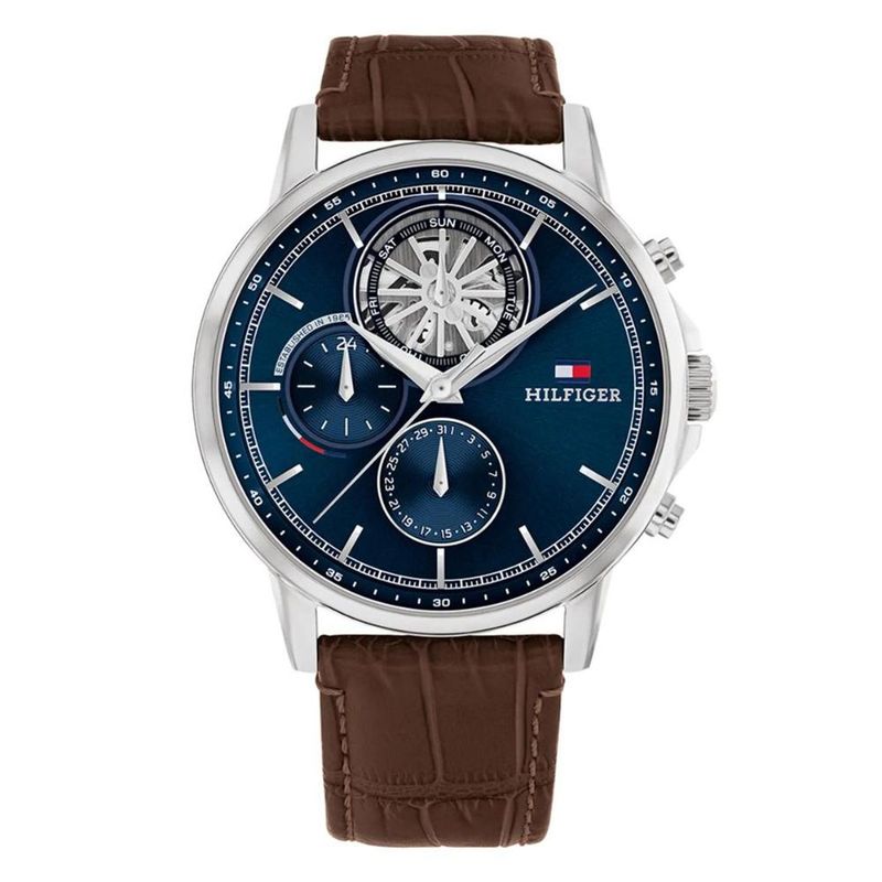 TOMMY HILFIGER - Reloj Tommy Hilfiger Para Hombre 1710629 . Reloj Análogo Piel Marrón