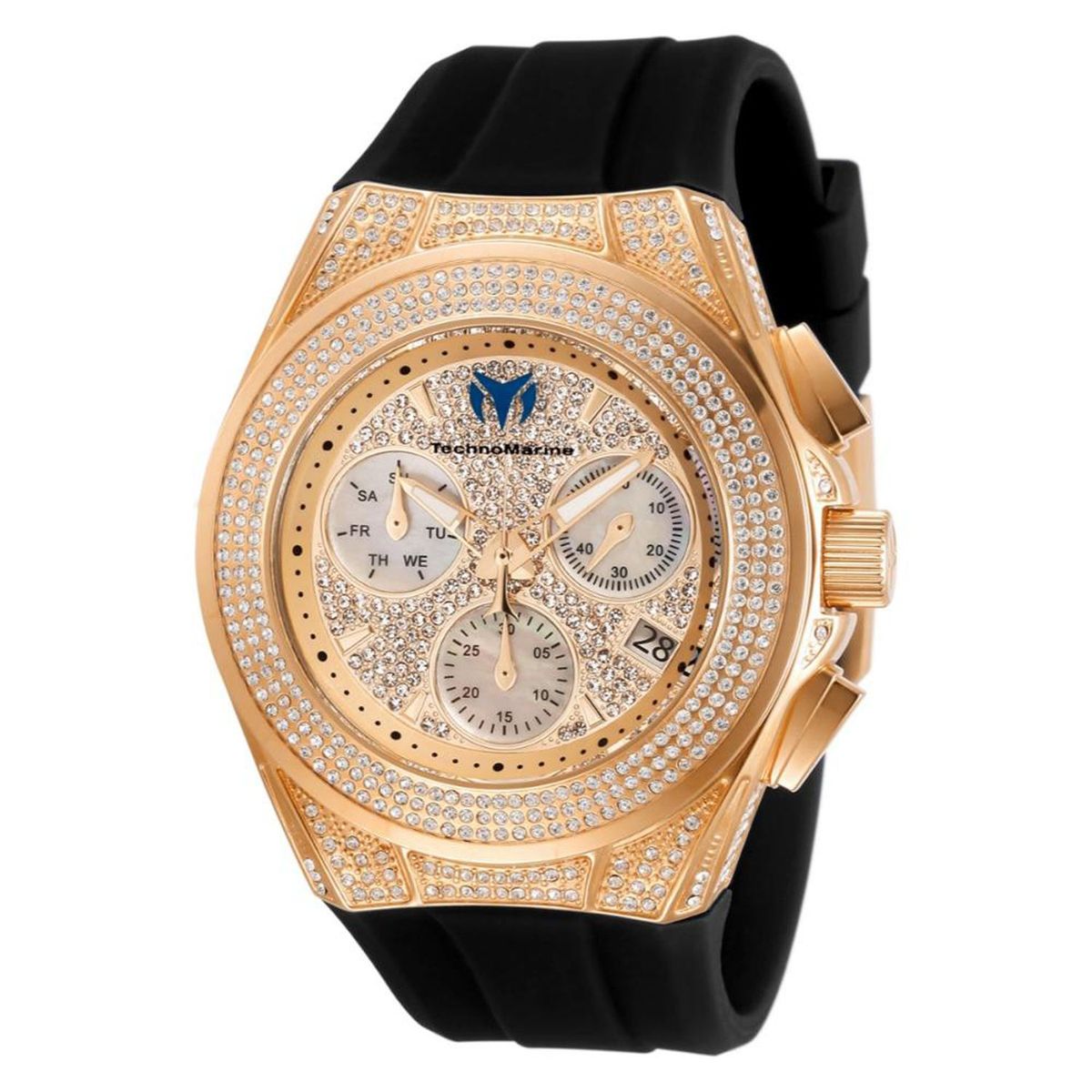 TECHNOMARINE - Reloj Technomarine para Mujer Cruise . Reloj Análogo Silicona Negro