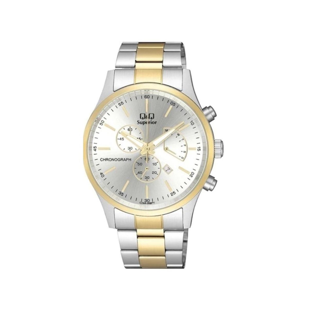 Q&Q - Reloj Q&Q para Hombre Superior . Reloj Análogo Acero inoxidable Multicolor