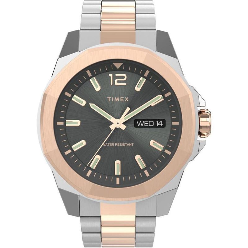 TIMEX - Reloj Timex para Hombre Essex Avenue . Reloj Análogo Acero inoxidable Plateado
