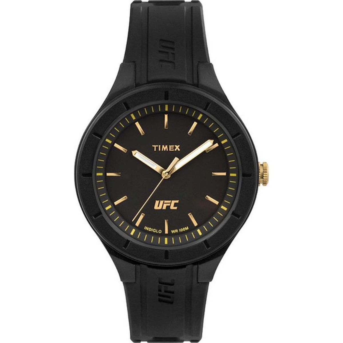 TIMEX - Reloj Timex para Hombre UFC . Reloj Análogo Silicona Negro