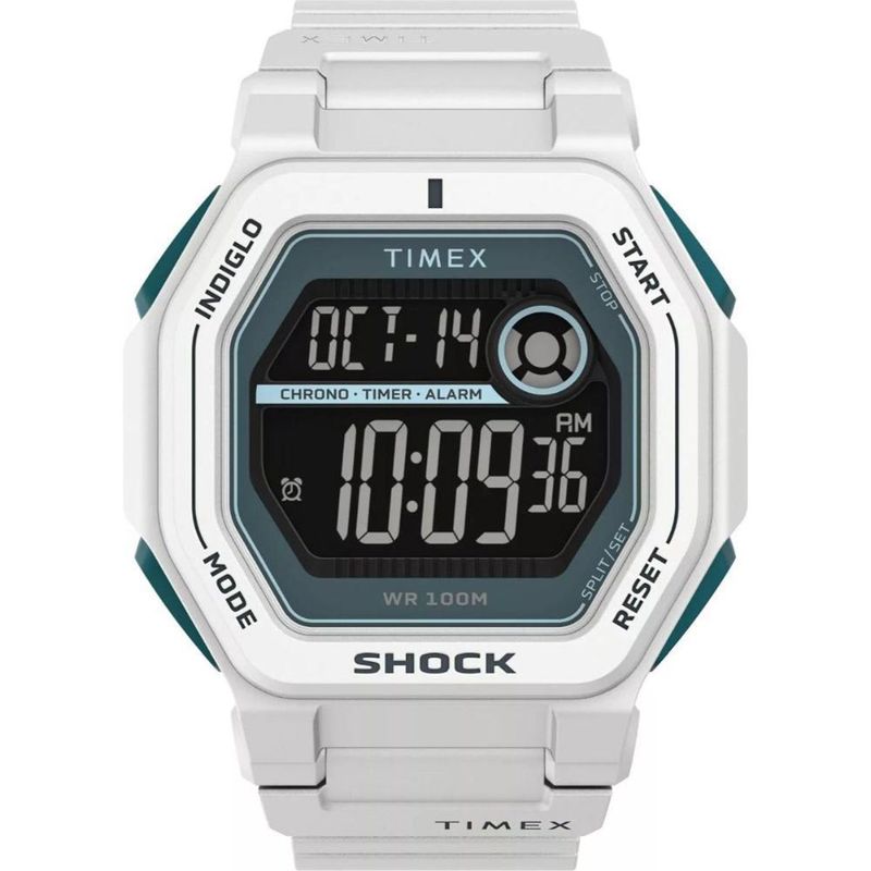 TIMEX - Reloj Timex para Hombre Command Encounter . Reloj Digital Resina Blanco
