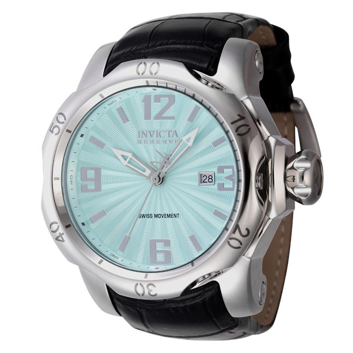 INVICTA - Reloj Invicta para Hombre Reserve . Reloj Análogo Cuero Negro