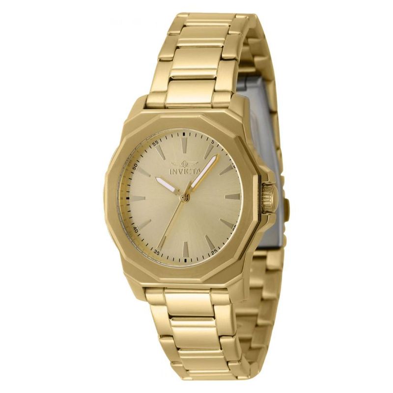 INVICTA - Reloj Invicta para Mujer Speedway . Reloj Análogo Acero inoxidable Dorado