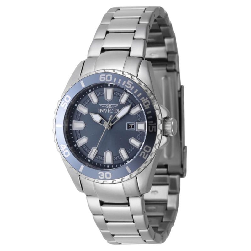 INVICTA - Reloj Invicta para Mujer Pro Diver . Reloj Análogo Acero inoxidable Plateado