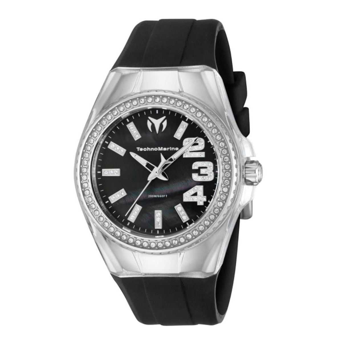 TECHNOMARINE - Reloj Technomarine para Mujer Cruise . Reloj Análogo Silicona Negro