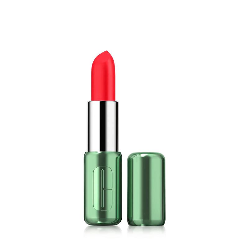 CLINIQUE - Labial Clinique Pop Lipstick de larga duración Satin, Matte + Shine 3.9 gr
