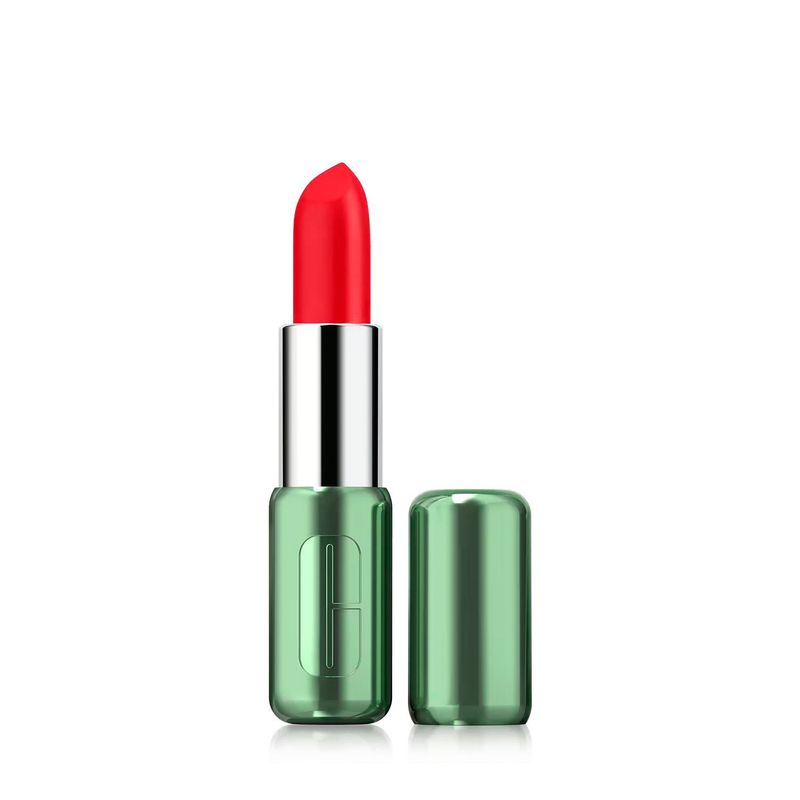CLINIQUE - Labial Clinique Pop Lipstick de larga duración Satin, Matte + Shine 3.9 gr