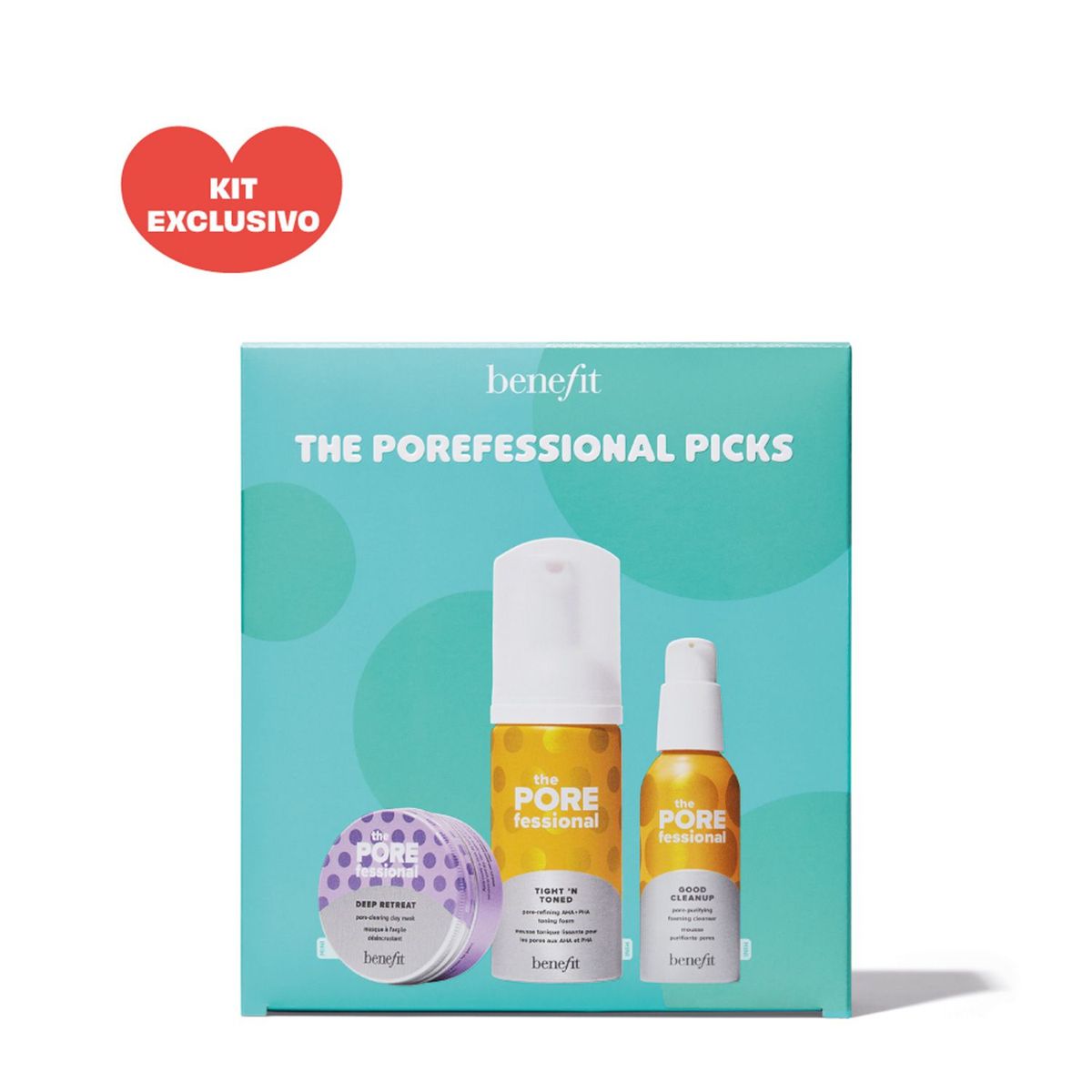 BENEFIT - Set de Tratamiento para poros Benefit: incluye 3 productos