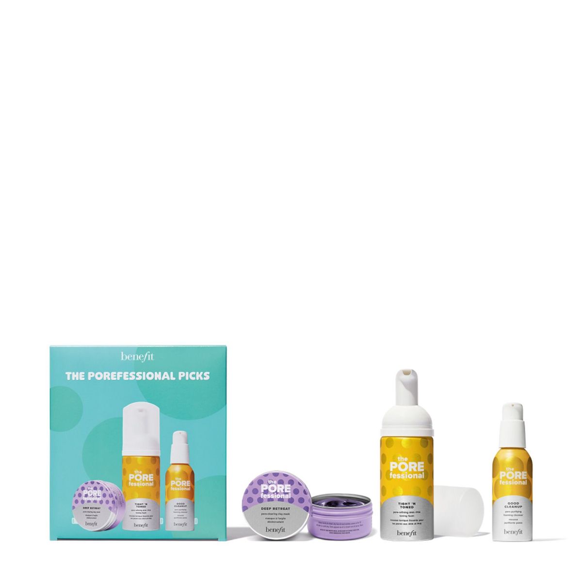 BENEFIT - Set de Tratamiento para poros Benefit: incluye 3 productos