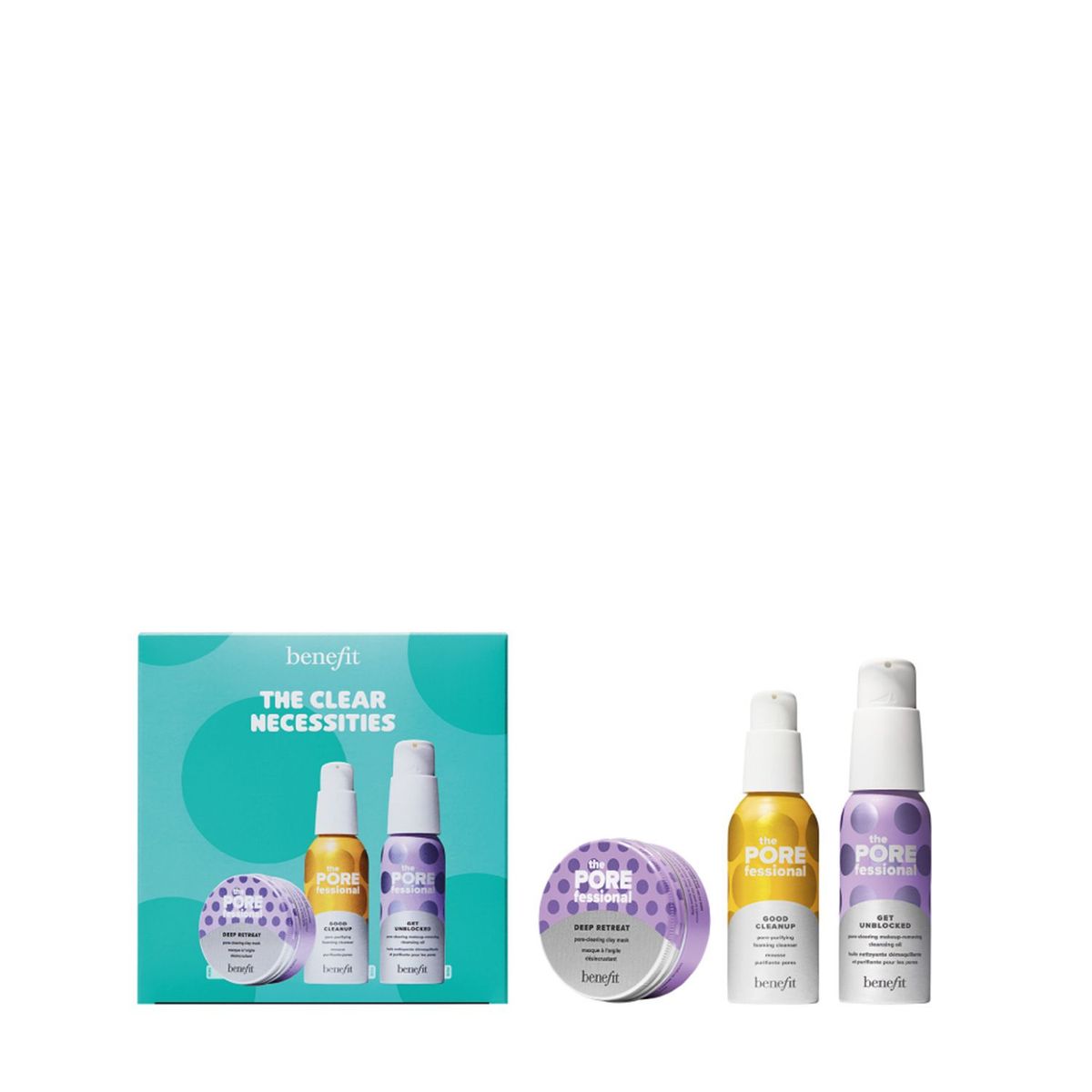 BENEFIT - Set de Tratamiento para poros Benefit: incluye 3 productos