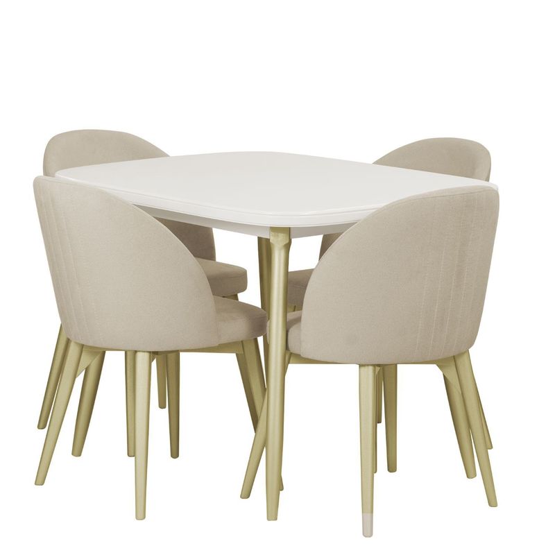 ELITE LIVING - Juego de comedor NOVA 4 Puestos