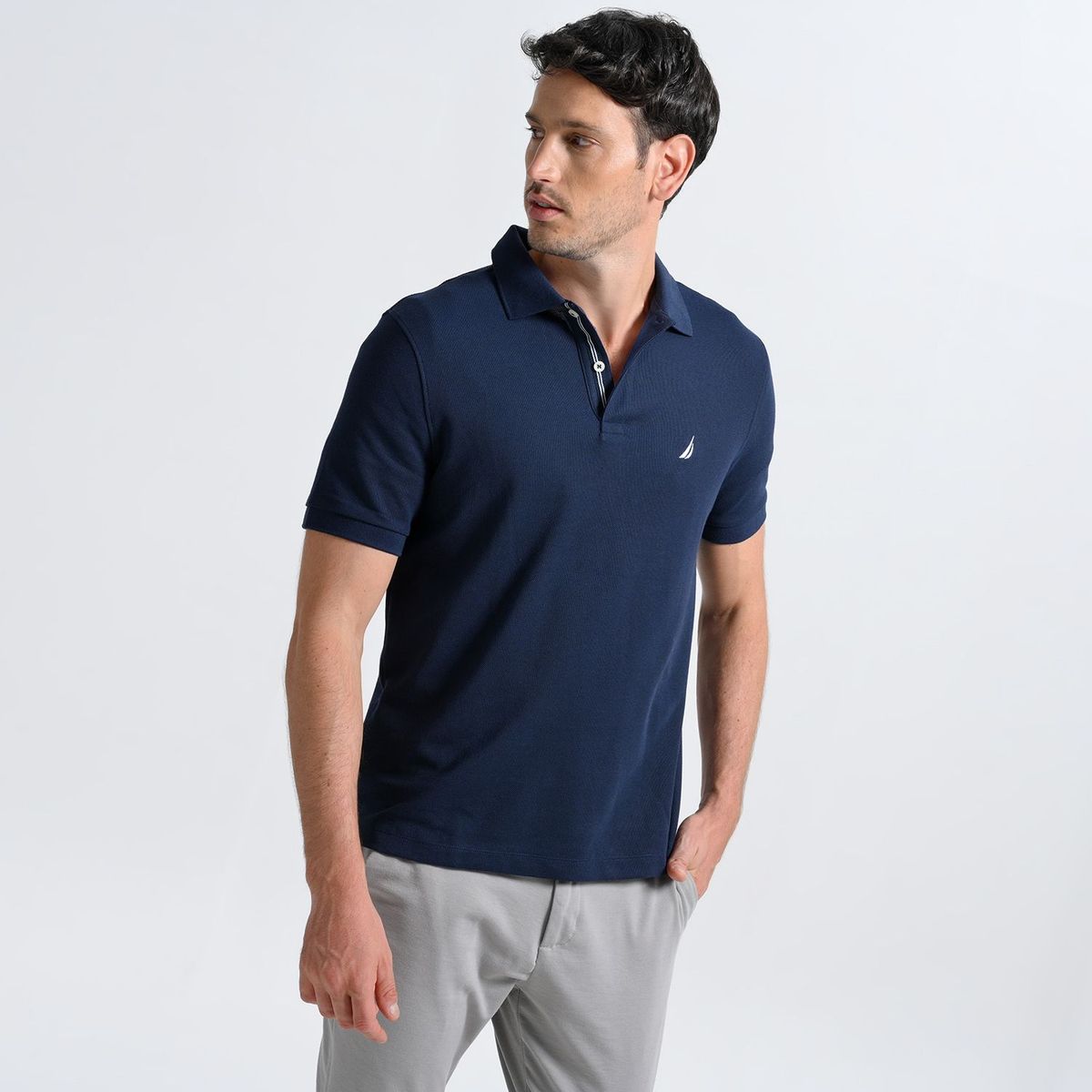 NAUTICA - Camiseta polo Hombre Manga corta de Algodón Nautica