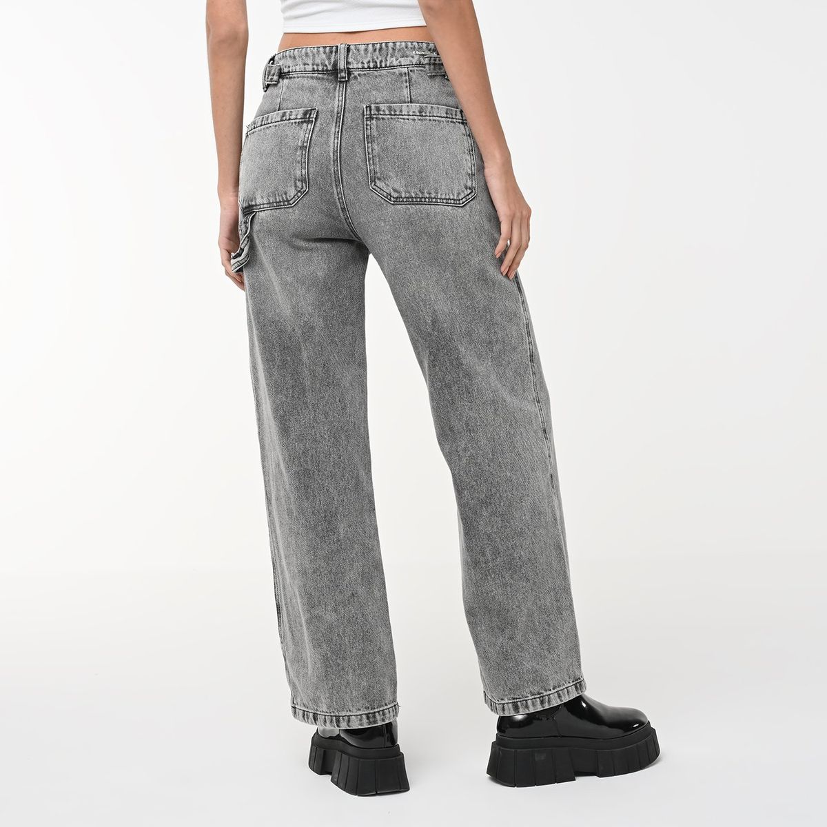 MOSSIMO - Jean Wide Leg Mujer Tiro medio Mossimo