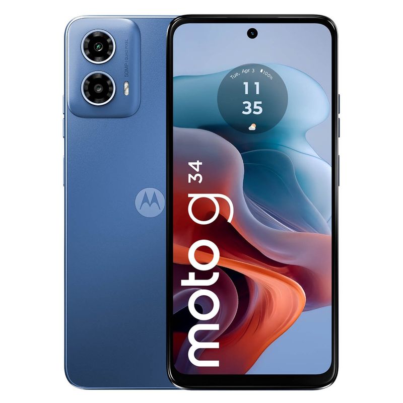 MOTOROLA - Celular Motorola MOTO G34 256GB | 8GB RAM | cámara posterior 50MP | cámara frontal 16MP | pantalla 6.5 pulgadas + Qualcomm Snapdragon 695 Octacore