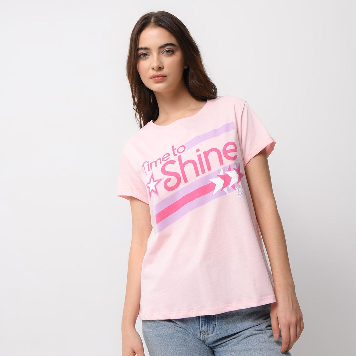 SYBILLA - Camiseta Mujer con Estampado Manga corta de Algodón Sybilla
