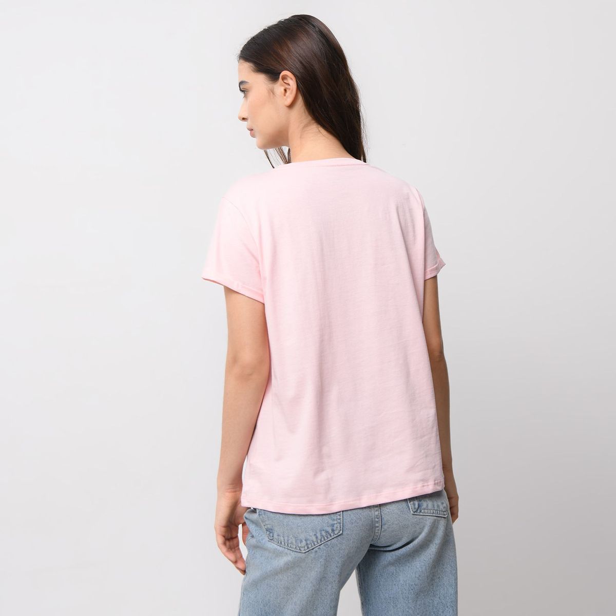 SYBILLA - Camiseta Mujer con Estampado Manga corta de Algodón Sybilla