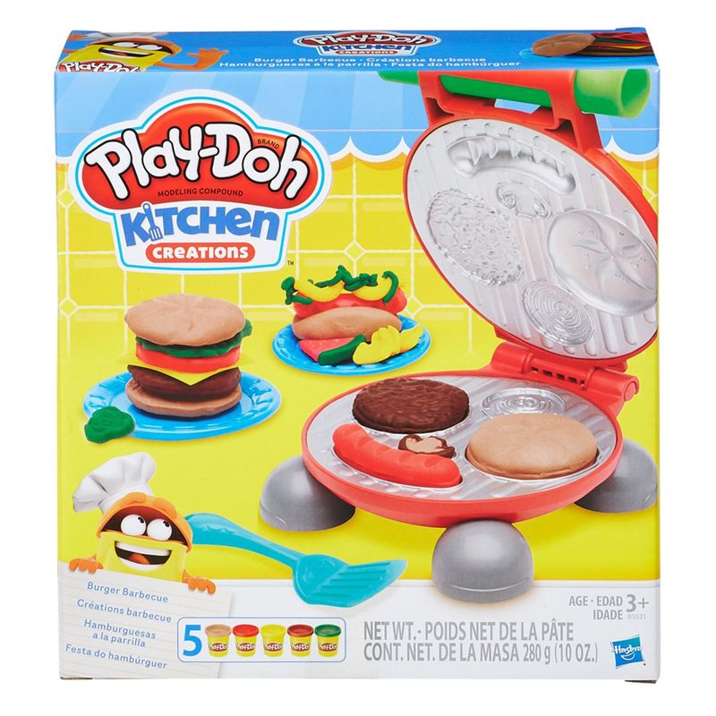 PLAY DOH - Masas y Plastilinas Play-Doh Kitchen Creations Hamburguesa a la Parrilla