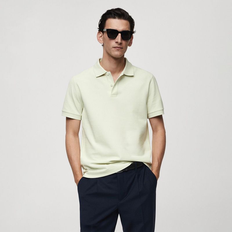 MANGO - Camiseta polo Hombre Manga corta MANGO