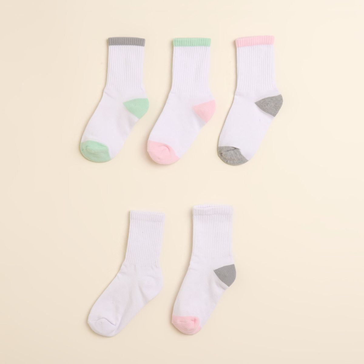 YAMP - Medias Niña Corto Pack de 5 Yamp