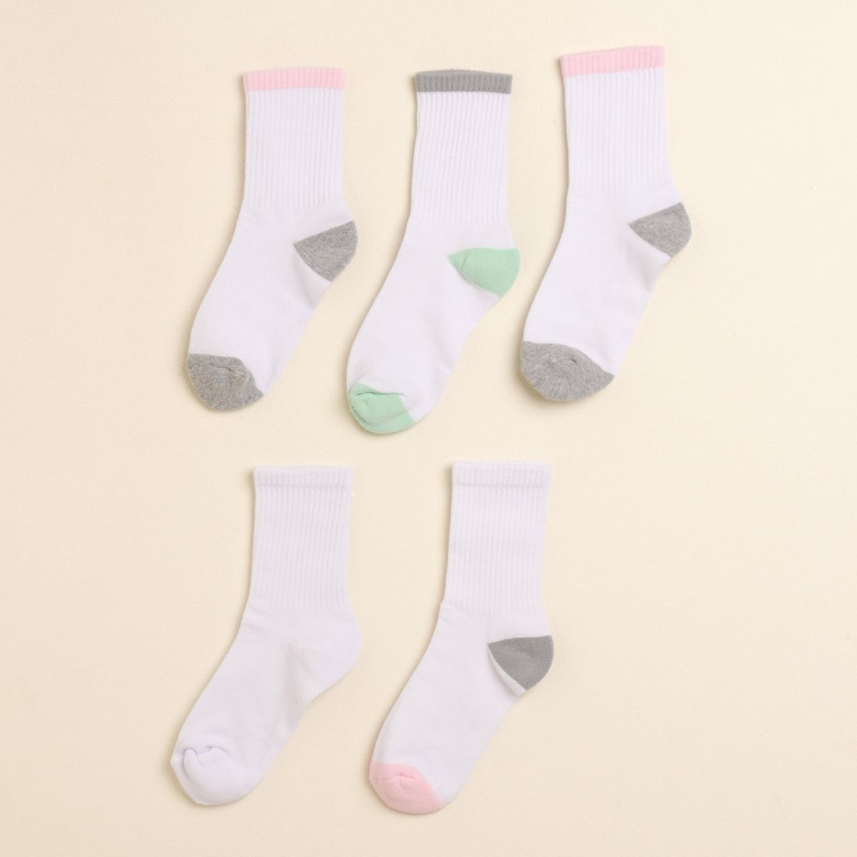 ELV - Medias Niña Corto Pack de 5 ELV