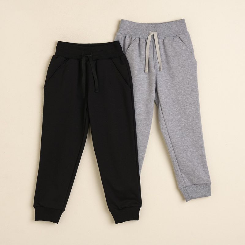 YAMP - Pantalón Niño Pack de 2 unidades Jogger Tiro medio Yamp