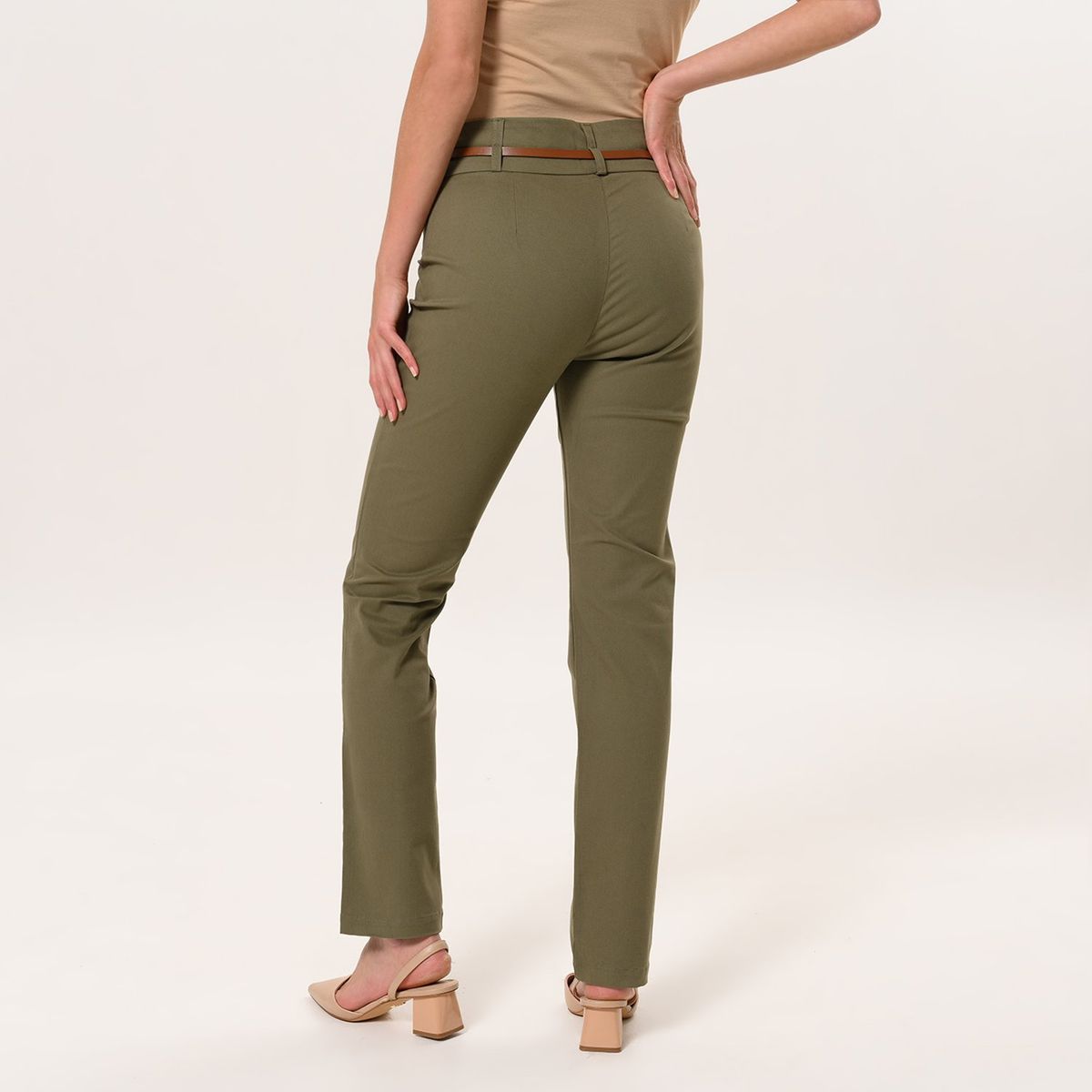 APOLOGY - Pantalón Recto Mujer Tiro medio Apology
