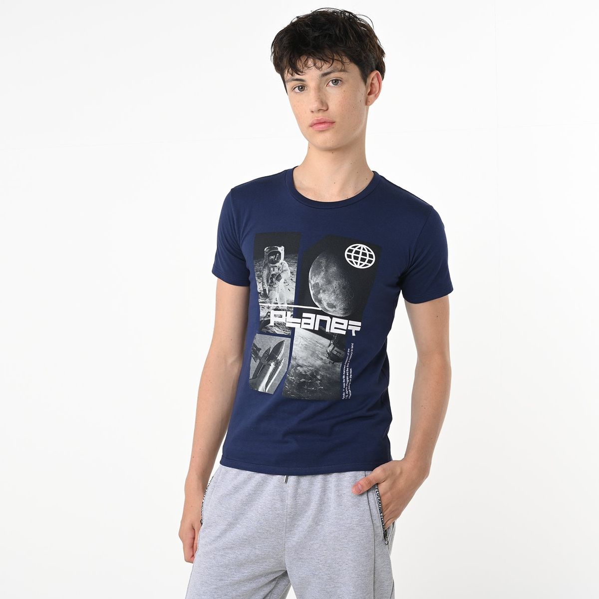 FEDERATION - Camiseta Niño con Estampado Print Manga corta Algodón Federation 