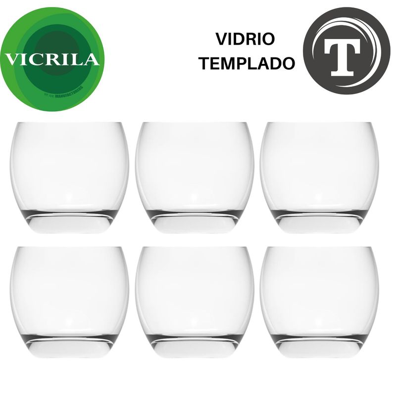  - Set de vasos Vicrila Vidrio 10,82 oz