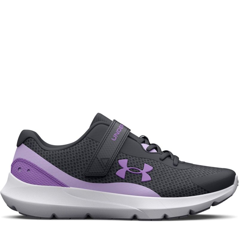UNDER ARMOUR - Tenis deportivos Under Armour Surge 3 AC para Niña  con Velcro