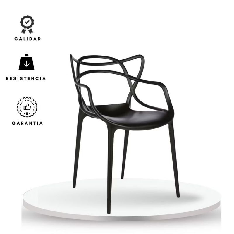 EKONOMODO - Silla de Comedor Moderna  con Patas de Polipropileno 82 x 49 x 45 cm  Ekonomodo 