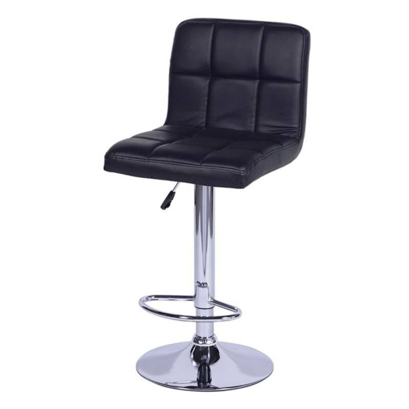 EKONOMODO - Silla de Bar en Cuerina con Patas de Acero 114 x 41 x 38 cm Ekonomodo 