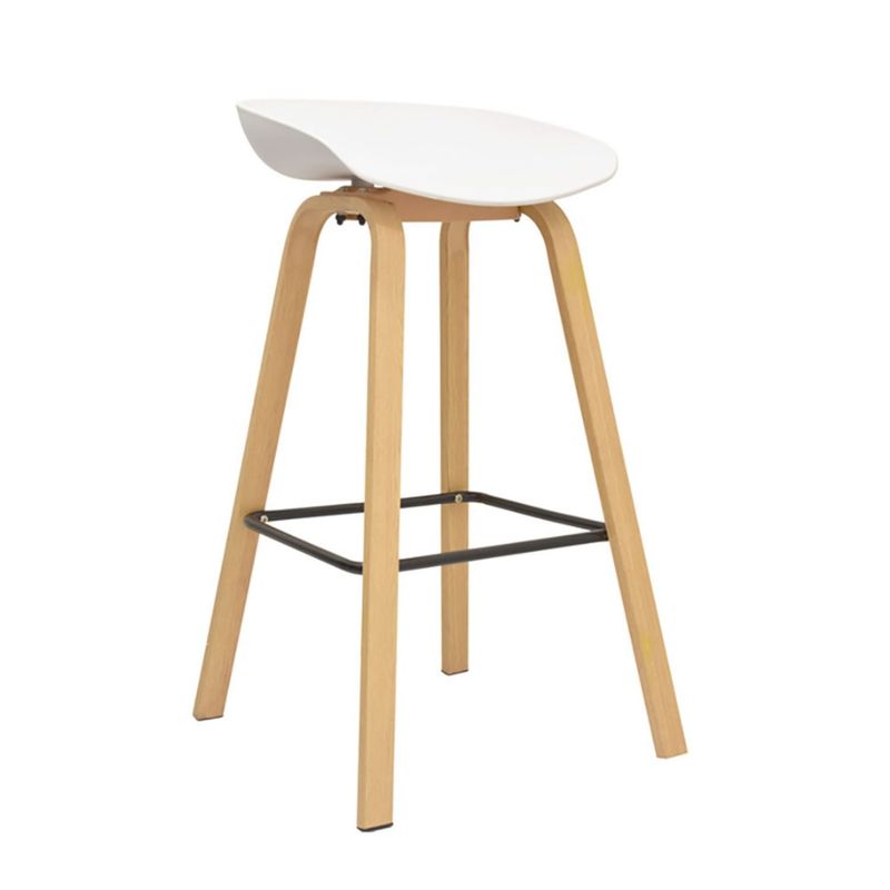 EKONOMODO - Silla de Bar con Patas de Madera 85 x 50 x 40 cm Ekonomodo 
