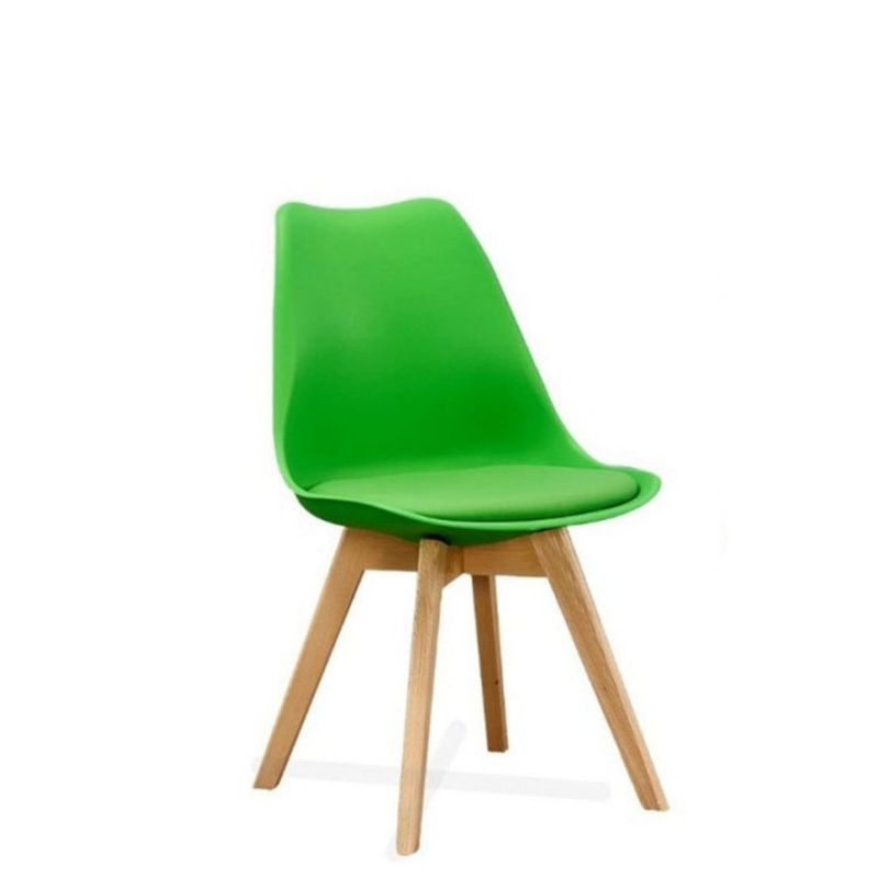 EKONOMODO - Silla de Comedor Moderna en Cuerina con Patas de Matera 83 x 39 x 43 cm  Ekonomodo 