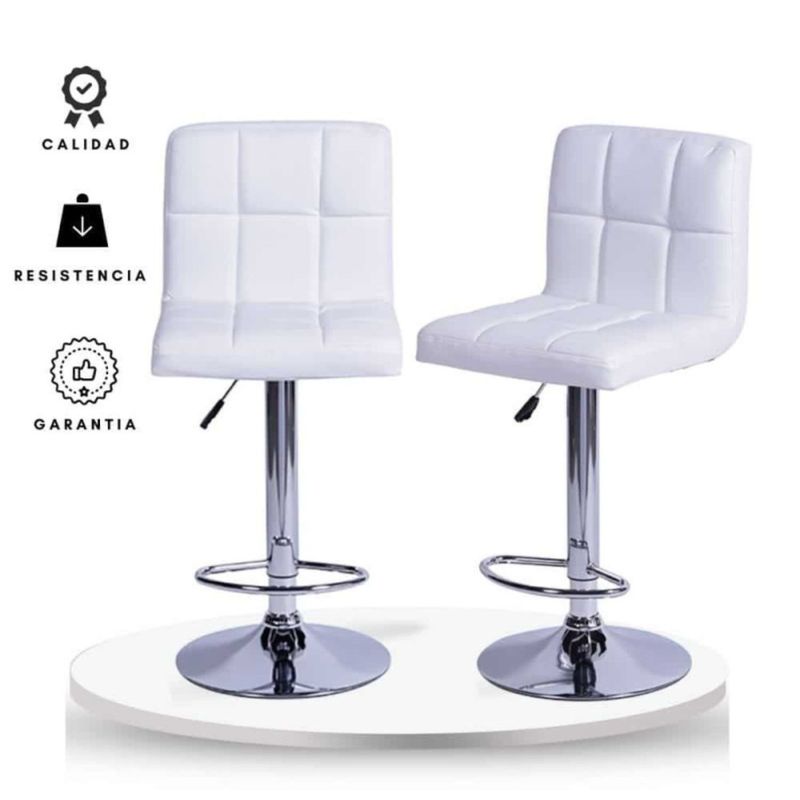 EKONOMODO - Silla de Bar con Patas de Acero 85 x 50 x 40 cm Ekonomodo 